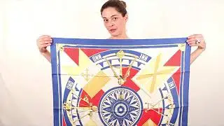 Silk Scarves Knots Tutorial: Square and Ring Knot