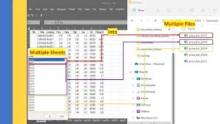 Importing Multiple Sheets from An Excel File Using Python|Multiple Sheets into Same Excel File