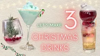 3 FESTIVE DRINKS for your next Christmas party 🎄🥂