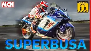 Listen to this! 370bhp TTS SuperBusa tortures its tyres as it goes off the clock | MCN