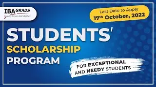 IBAGRADS Students’ Scholarship Program-2023 | ISSP