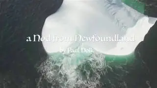 DJI DRONE footage of an Iceberg in Duntara, Newfoundland.