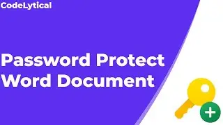 How to Password Protect a Word Document