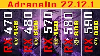 RX 470 vs RX 480 vs RX 570 vs RX 580 vs RX 590 - in 2023 || PC GAMES TEST ||