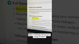 Why is GoDaddy still trying to charge for this?? #WordPress #WebDesign #Domains #WebHosting
