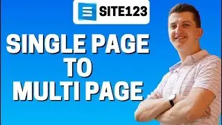 How To Change From Single Page To Multi Page In Site123