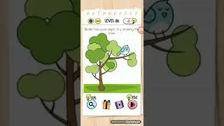 Brain test level 86 birdie has overslept gameplay|brain test 86 answer solve | level 86 walkthrough