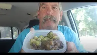 Eating Hamburger Steak & Brussel Sprouts ASMR