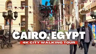 🇪🇬 Explore Cairo, Egypt - Downtown Cairo Walking Tour - 4K HDR - 60pfs