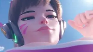 Giantess D.Va City Thigh Crush