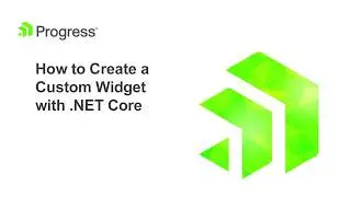 How to Create a Custom Widget with .NET Core