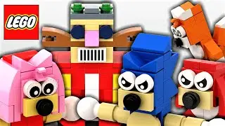 How to build LEGO Sonic Characters (Sonic, Tails, Knuckles, Amy & Dr. Eggman)