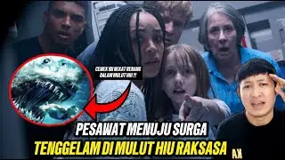 BOCIL DITELAN HIU MEGALODON SAAT PESAWAT JATUH KEDALAM LAUT | Alur Cerita Film