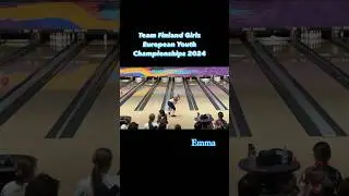 Finland 🇫🇮 Girls Team - European Youth Championships #bowling #finland #girls #talent #strike #wow