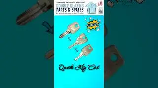Quick Simple Key Cut #simple #diy