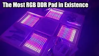 DIY DDR Pad V2 Full Lighting - All 576 LEDs!