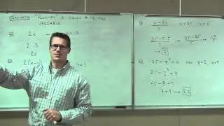 Prealgebra Lecture 1.8:  An Introduction to Variables and Algebraic Expressions