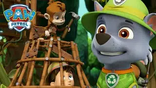 Pups rescue Ryder's tools from the mischievous monkeys and more! - PAW Patrol Episode Cartoons