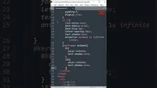 Blinking Text | HTML CSS