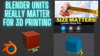 3D printing sizes from Blender files