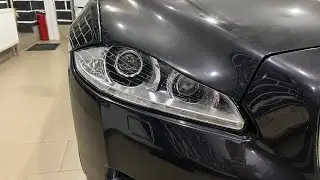 Jaguar XJ - ремонт фар, замена линз, диодные Expression Drive
