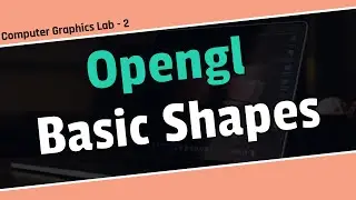 Triangle, Pentagon,Trapezoid and shapes making using opengl in computer graphics in bangla