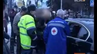 Девушка под бутиратом врезалась в столб