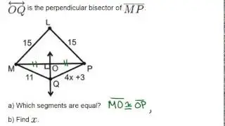 Perpendicular Bisectors: Examples (Geometry Concepts)