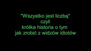 Jacek Kurzątkowski: "wszystko jest liczbą"