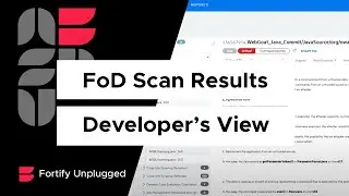 Developer Views & Reacts to Scan Results in Fortify on Demand