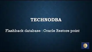 oracle restore point -oracle database