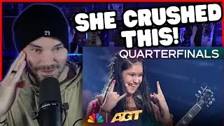 Metal Vocalist Reacts - Maya Neelakantan  MASTER OF PUPPETS | America's Got Talent 2024