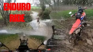 Attempting hard enduro with the CRF300L Rally | Balade Televie 2023