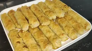 ÖZEL SOSU İLE HAZIR YUFKADAN EL AÇMASI LEZZETİNDE ÇITIR ÇITIR BÖREK TARİFİ 🤌🤤