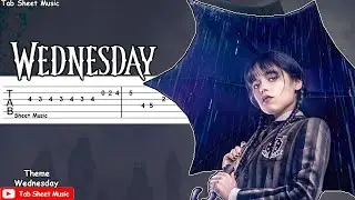 Wednesday - Theme Guitar Tutorial