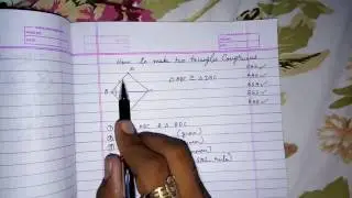 Congruence of triangle Class 9 class 7 in 5 simple steps. congruent triangles(rules to keep in mind)