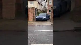Brand new 2020 Audi R8 v10+ leaving its house