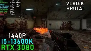 VLADiK BRUTAL: RTX 3080 - 13600K [High, DLSS - 1440P]