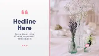Minimal Slideshow After Effects Template