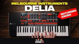 Melbourne Instruments Delia - Motorised Hybrid Synthesizer | Feature Overview