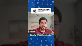 ERAS Application Tips for  IMGs | USMLE | Residency Match