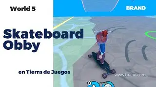 world 5 Skateboard Obby #roblox #skateboarding #gamergirl #parkour #parkourroblox