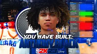 NBA 2K23 *RARE* ANTHONY BLACK BUILD | UNSTOPPABLE 6'7 2-WAY SLAHING PLAYMAKER PG W/ CONTACT DUNKS