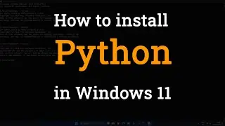 How to Download and Install Python Latest Version In Windows 11 Computer ( Step By Step Tutorial )