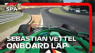 F1 2021 Aston Martin AMR21 Vettel Onboard | Spa | Assetto Corsa F1 2021 Mod