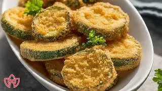Abobrinha Empanada Frita Crocante