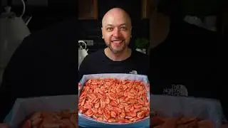 Сколько стоит коробка 5 кг диких креветок?