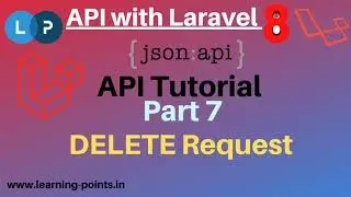 Create DELETE API | How to delete data using API | API Tutorial with Laravel 8 | Learning Points