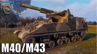 Рэдли Уолтерс на АРТЕ США M40/M43 ✅ World of Tanks лучший бой