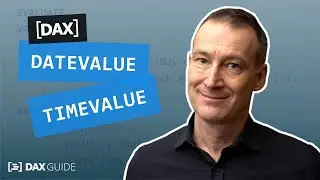 DATEVALUE, TIMEVALUE - DAX Guide